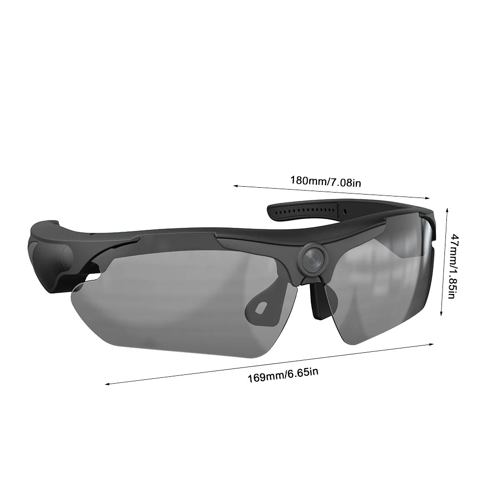 KIDK 1080p HD Smart Glasses Mini Camera For Cycling