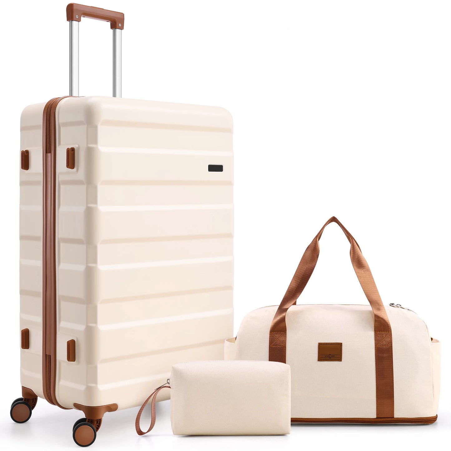 HOTEELCN Luggage Sets 3 Piece Durable Spinner Suitcase TSA Lock