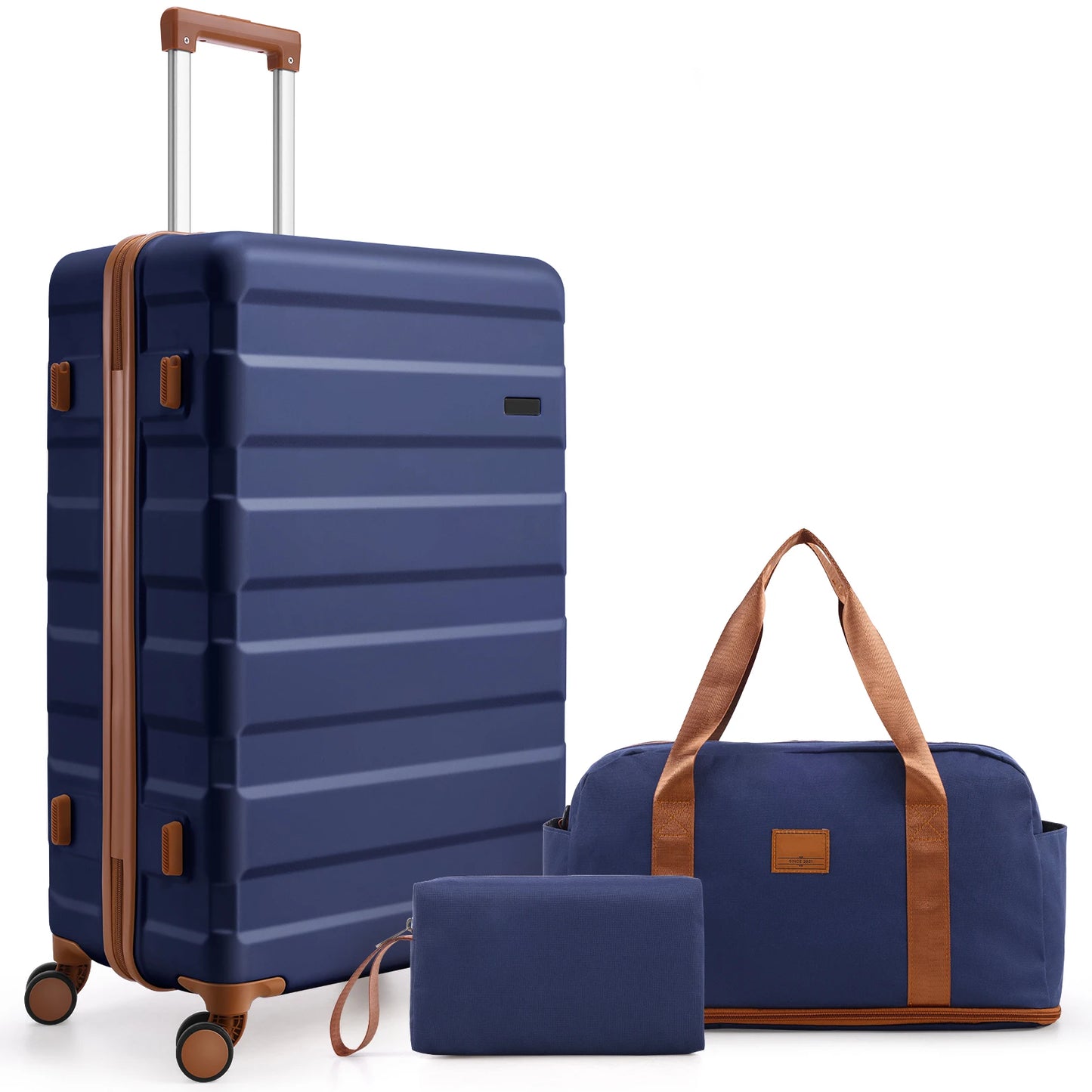 HOTEELCN Luggage Sets 3 Piece Durable Spinner Suitcase TSA Lock