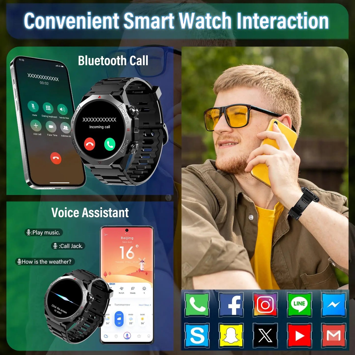 S10 Smart Watch With Bluetooth Calling And Notifications