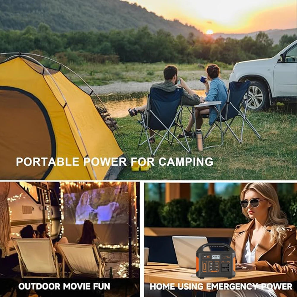 GaiaRay Portable Power Station 256Wh LiFePO4 Battery