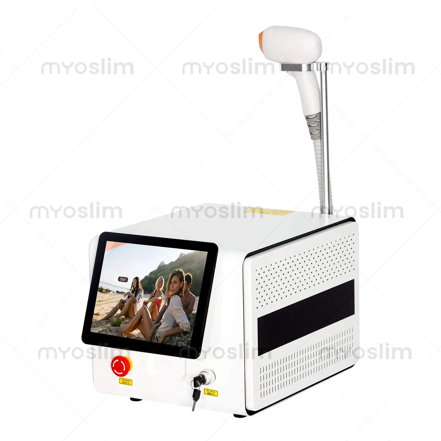 MYOSLIM Triple Wavelength 808nm Diode Laser 755 1064nm Hair Removal