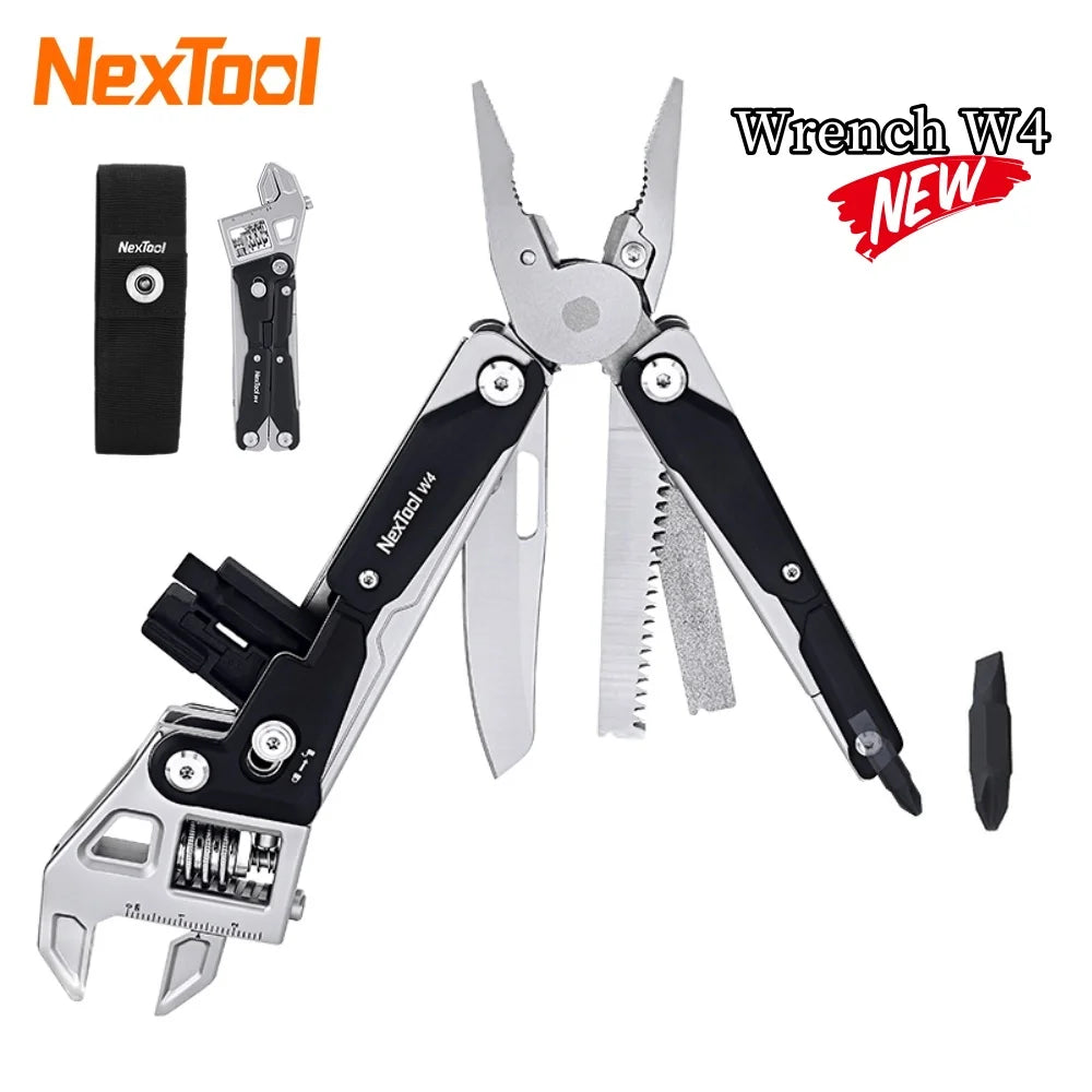 NexTool Multitool W4 11 In 1 Pliers Wrench Folding Knife Screwdriver Saw
