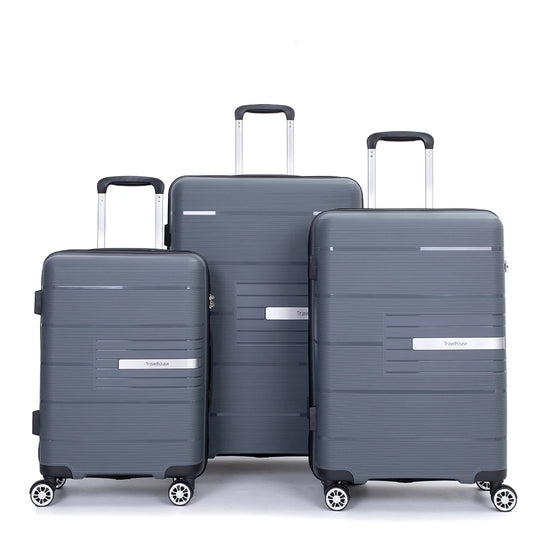 Travelhouse Hardshell Luggage Set Three Piece Spinner TSA Lock