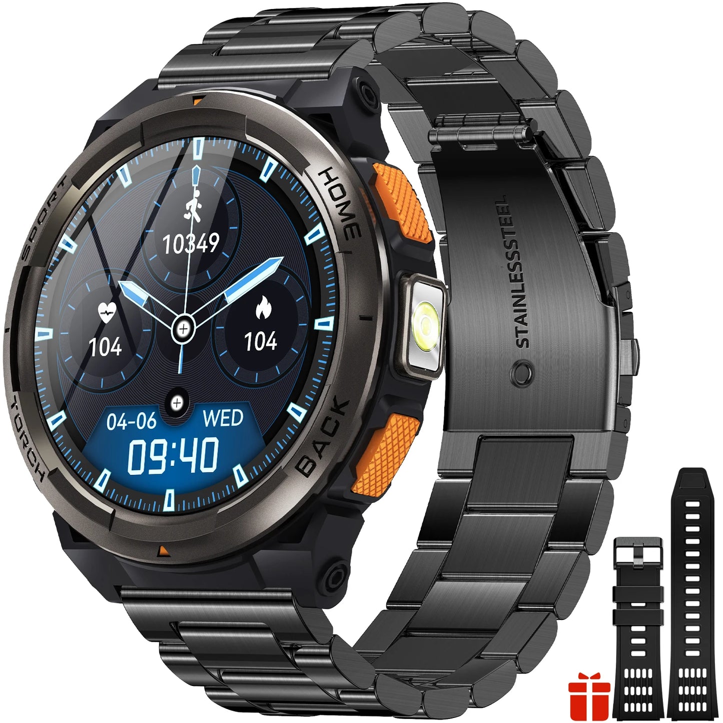 EIGIIS KE5 Smartwatch 3ATM Waterproof With Compass Altitude Barometer
