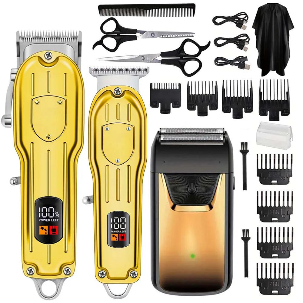 SHUYU 3 In 1 Hair Cutting Grooming Kit Clipper Shaver