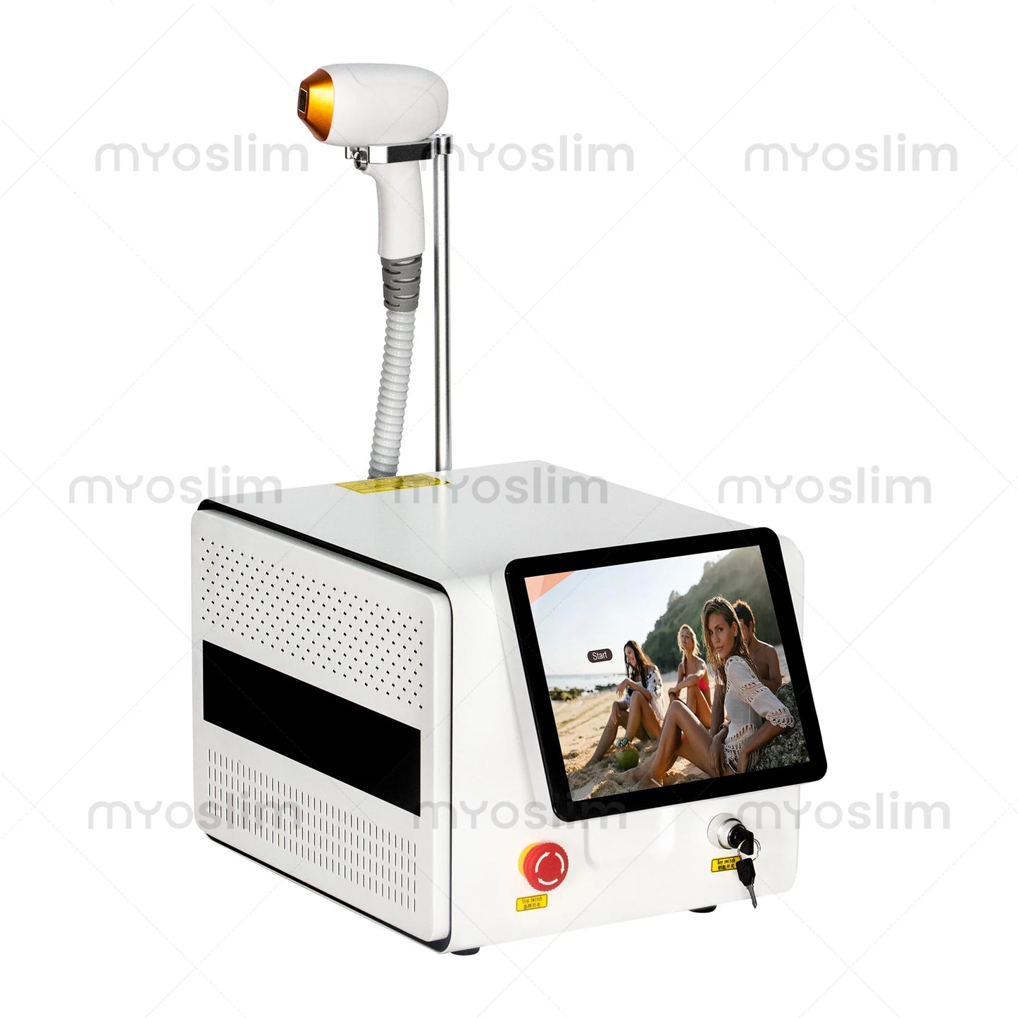 MYOSLIM Triple Wavelength 808nm Diode Laser 755 1064nm Hair Removal