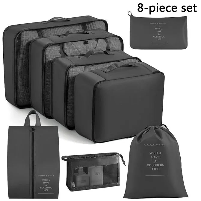 NONECN Travel Packing Cubes And Storage Bags For Clothes