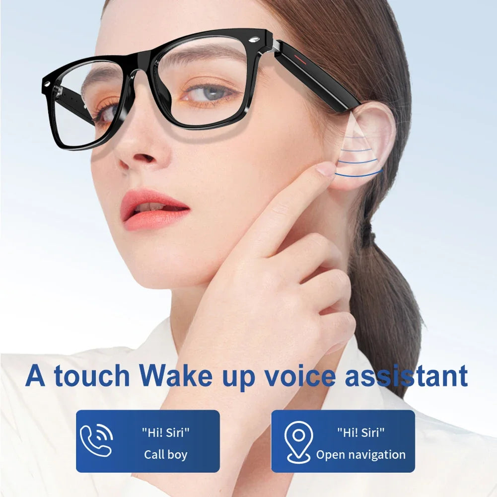 ALIILEE 4K Smart Glasses With 8MP Camera For AI Translation