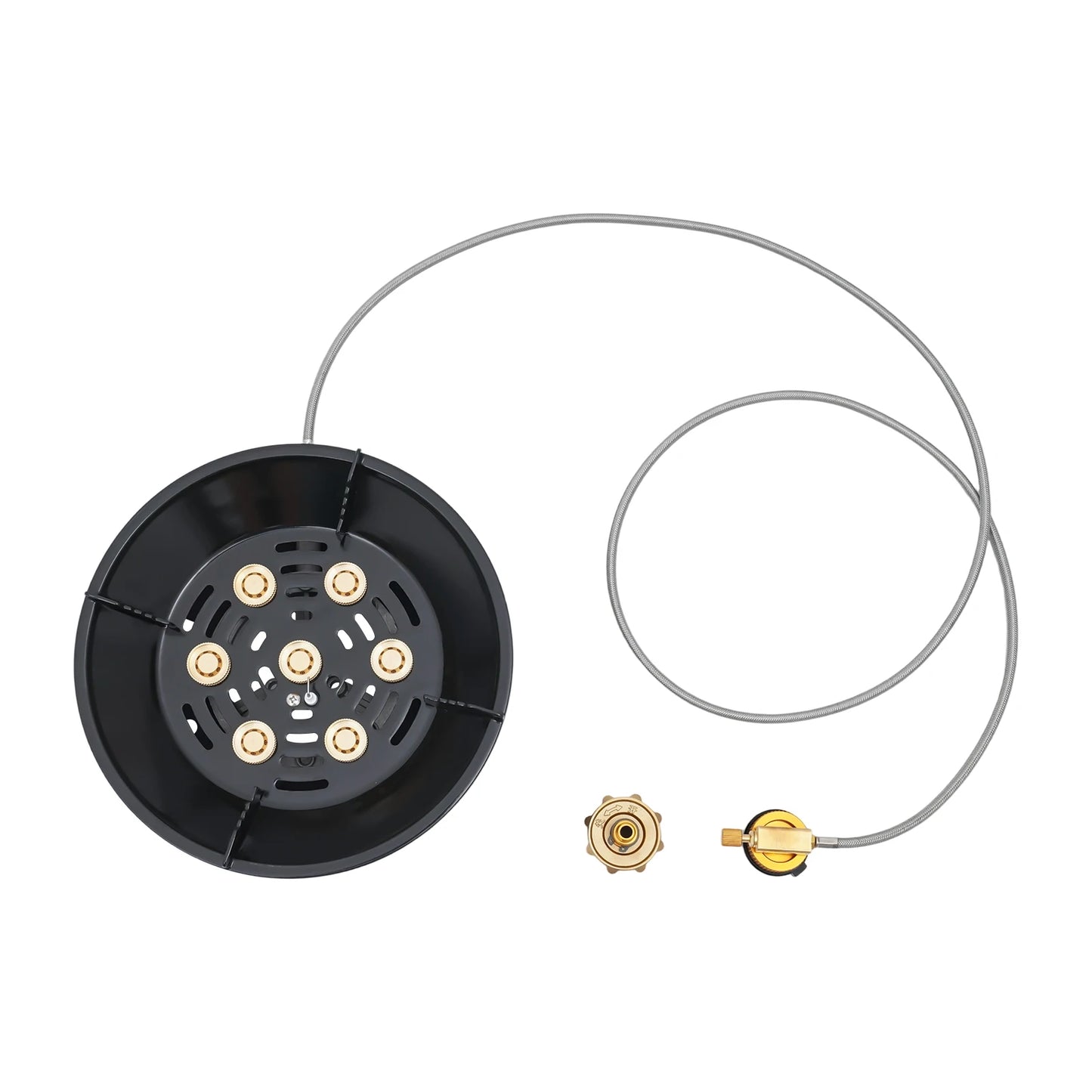 7 Core Camping Stove High Power Portable Gas Burner Ignition