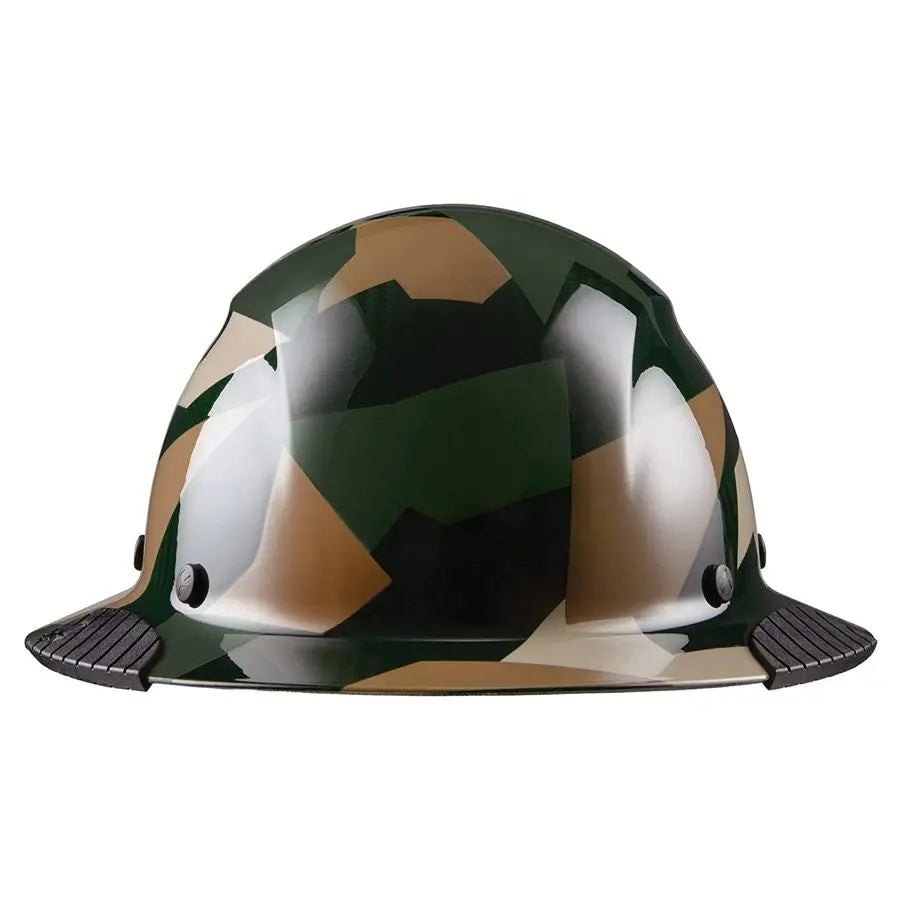 XMSJ DAX Jungle Carbon Fiber Full Brim Hard Hat Safety