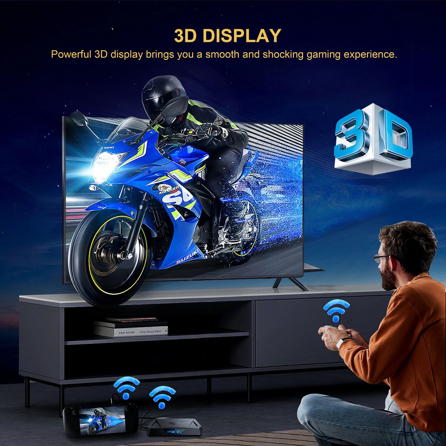 WUDUNG X96Q Pro Plus Android 14 TV Box Allwinner H728 8K WiFi6 1000M LAN