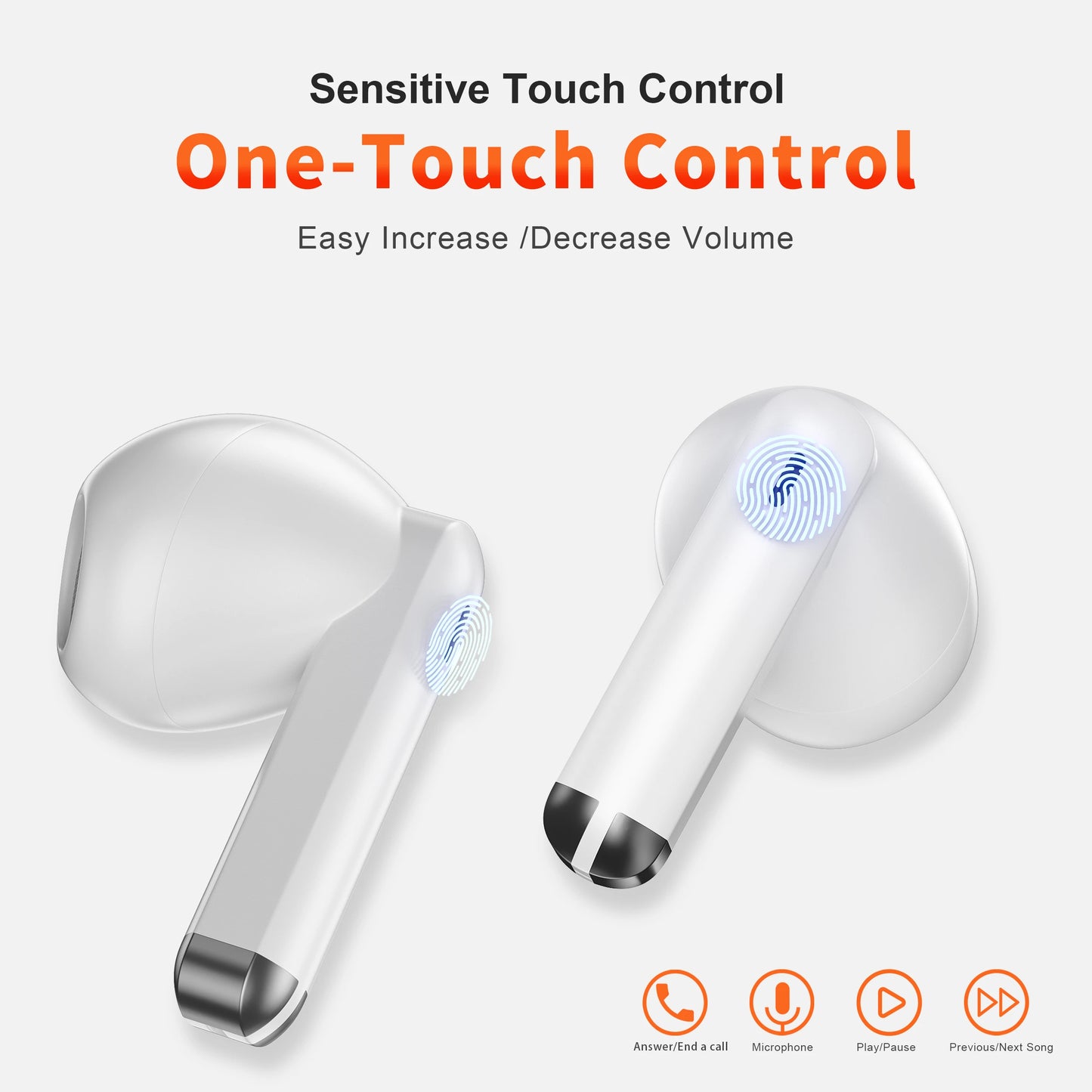QERE E28 Wireless Earphones TWS Bluetooth 5.3 With HD Microphone