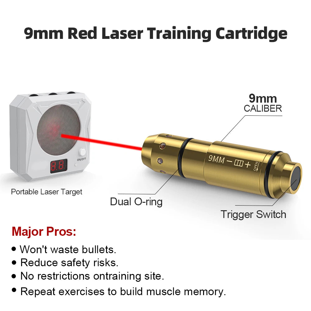 Laser Training Cartridge Dry Fire Laser Trainer Handgun Practice