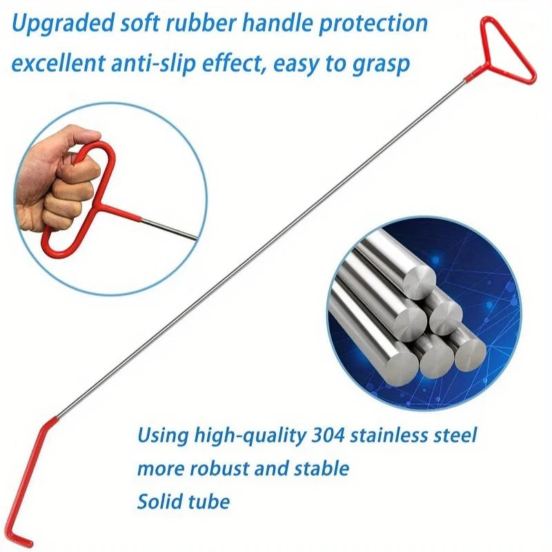 Car Door Tool Kit Inflatable Air Pump Auto Window Door Open Fixing Gripper Tools with Long Reach Kits & Carrying Bag