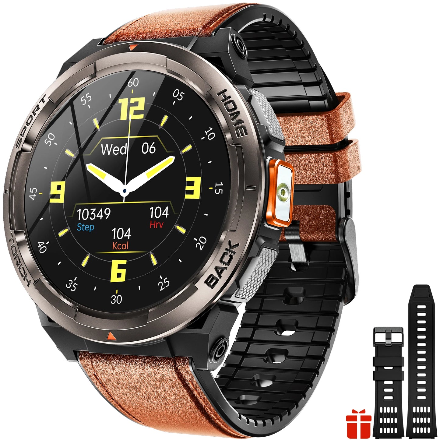 EIGIIS KE5 Smartwatch 3ATM Waterproof With Compass Altitude Barometer