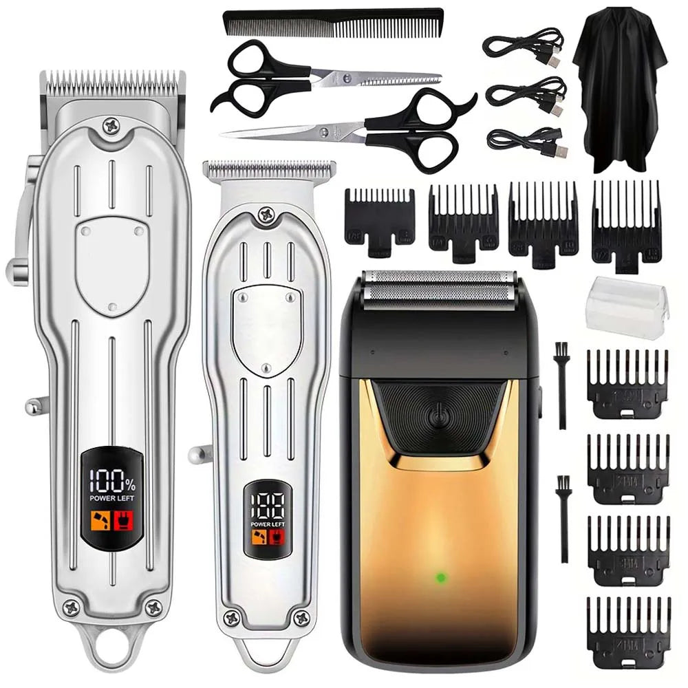 SHUYU 3 In 1 Hair Cutting Grooming Kit Clipper Shaver