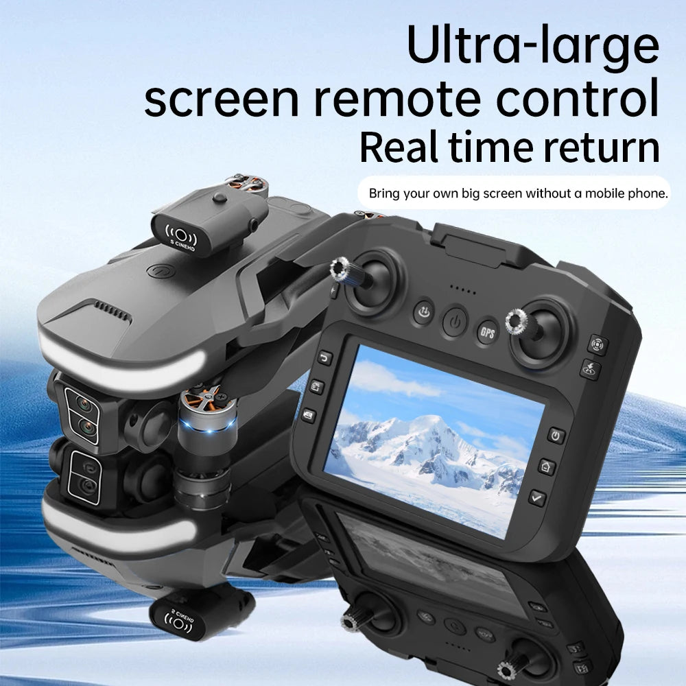 8K Dual Camera Drone With Remote And 360 Obstacle Avoidance