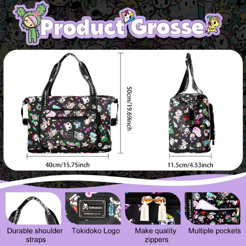 Tokidoki Unicorno Travel Duffle Bag for Short Trips