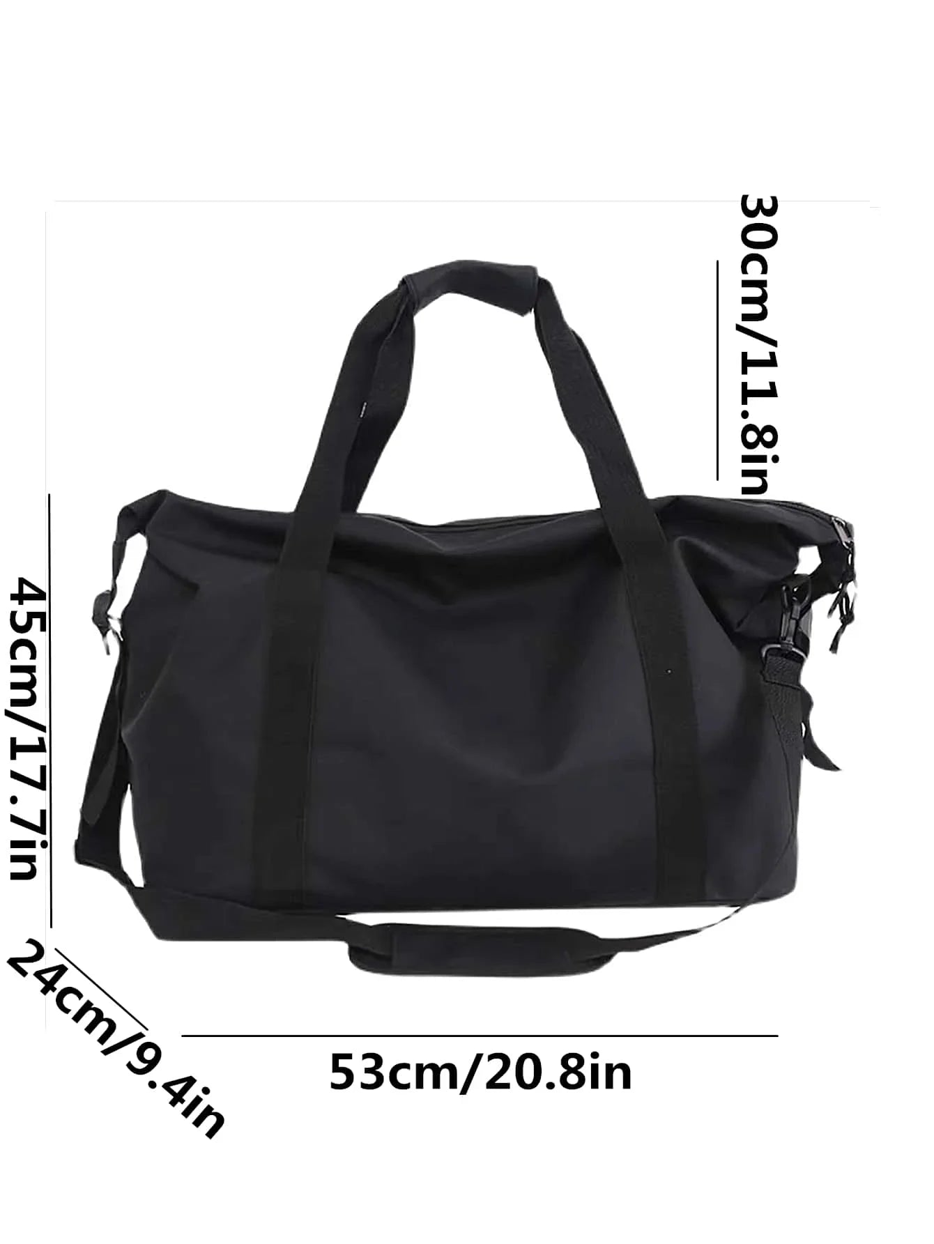 Nylon Travel Bag Large Capacity With Shoulder Strap