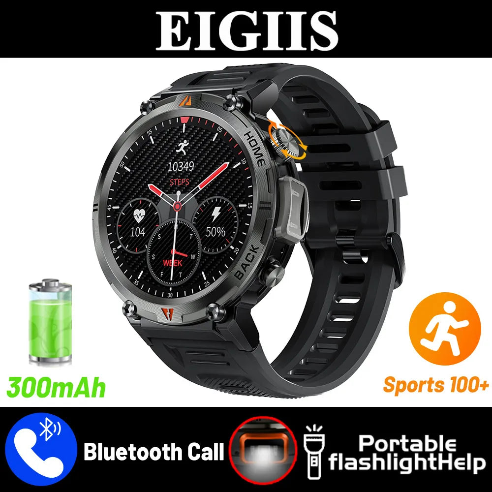 EIGIIS KE3 Smartwatch Bluetooth Call Full Touch Health Monitor