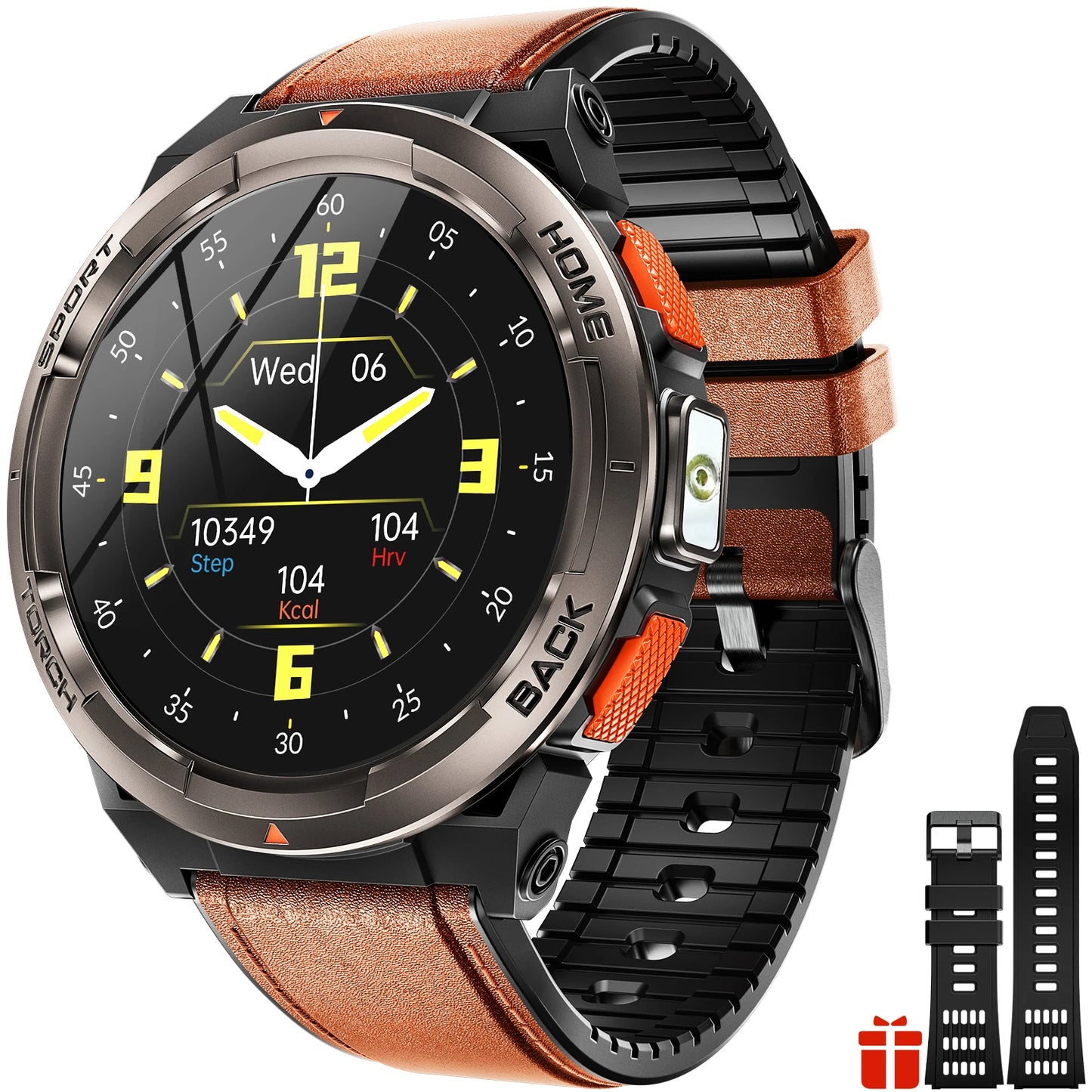 EIGIIS KE5 Smartwatch 3ATM Waterproof With Compass Altitude Barometer