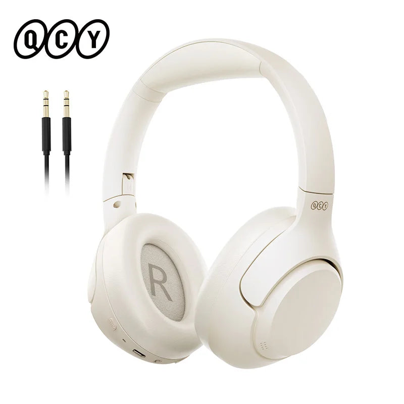 QCY H3 ANC Wireless Headphones With Bluetooth 5.4 Hi Res Audio