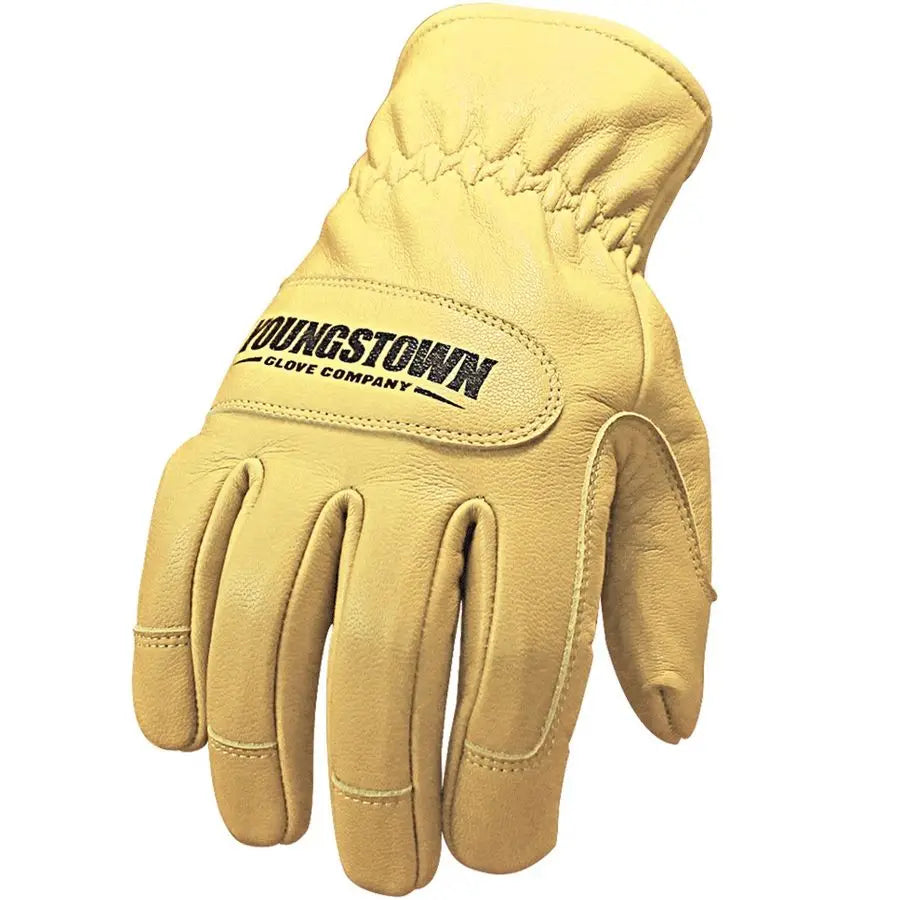 XMSJ Double Layered Leather Work Gloves For Men Arc Rated