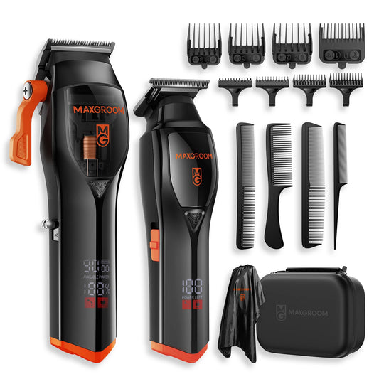 MAXGROOM Cordless Hair Clippers For Men Premium Home Kit