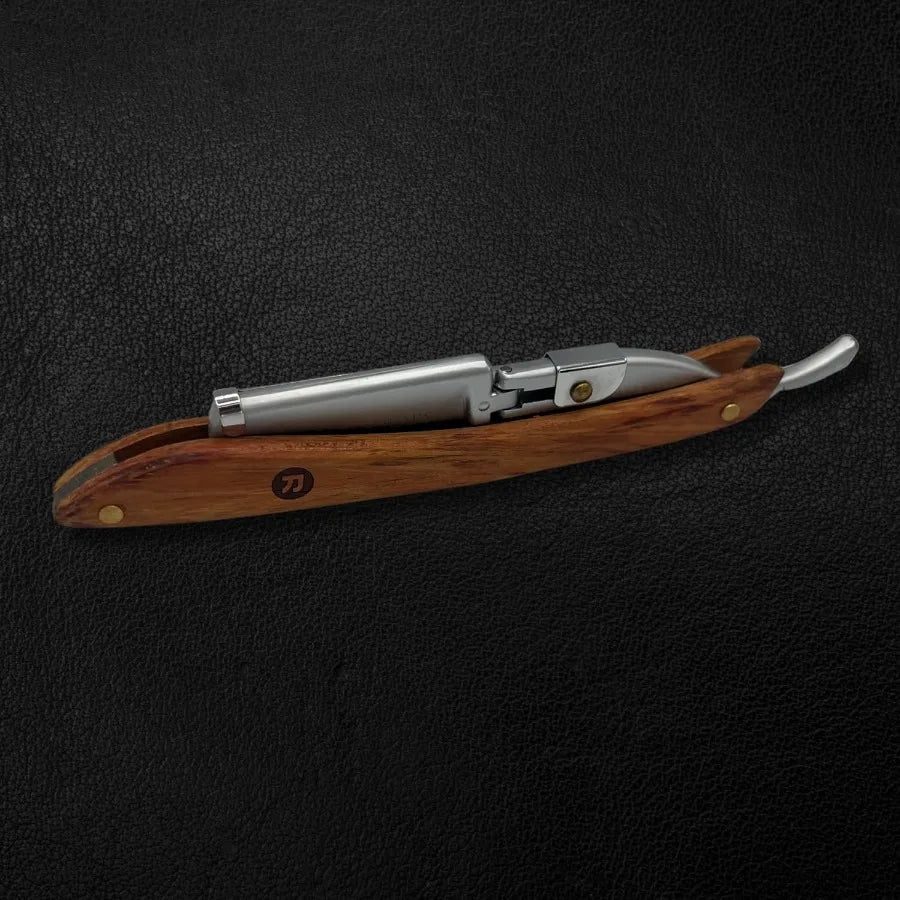 TLXT Straight Edge Traditional Shaving Razor With Disposable Blades