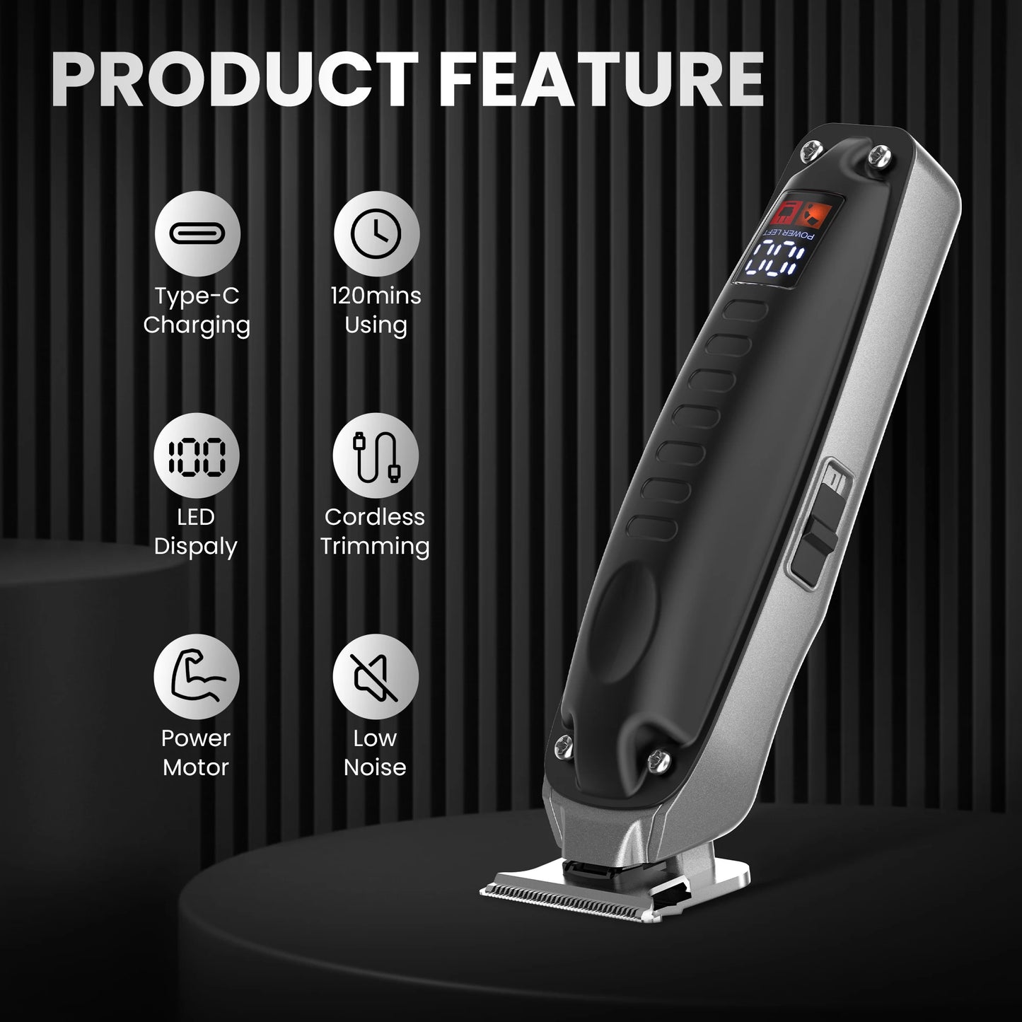 Sejoy Professional Hair Clippers For Men Cordless Trimmer Kit