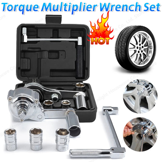 APWIKOGER Torque Multiplier Heavy Duty Lug Nut Remover Wrench Set