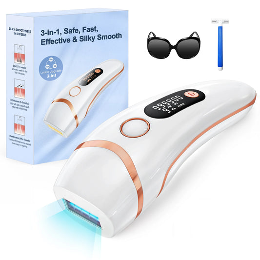 Totmizby IPL Epilator Laser Hair Removal 999000 Flashes Men Women