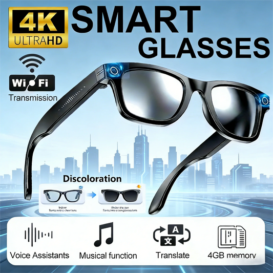 Giinova AI Smart Video Glasses With Camera And Translator