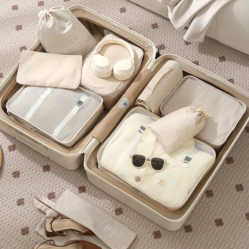 NONECN Travel Packing Cubes And Storage Bags For Clothes