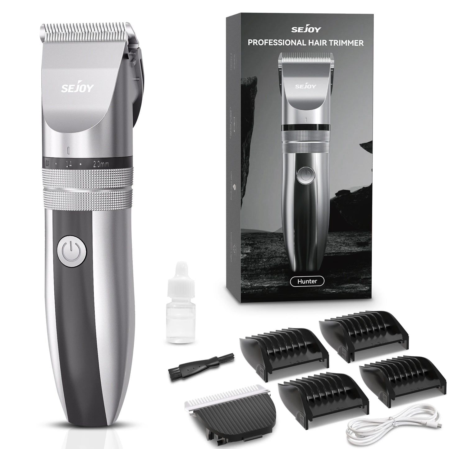 Sejoy Professional Hair Clippers For Men Cordless Trimmer Kit