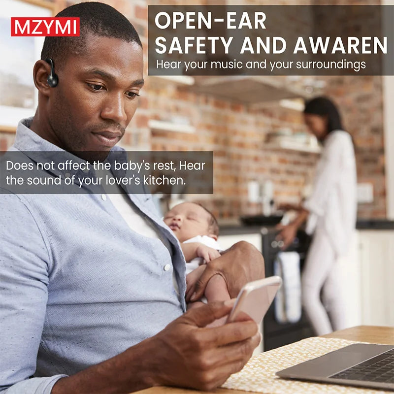 INMAS MZYMI A18 TWS Earphone Bone Conduction Waterproof Neckband
