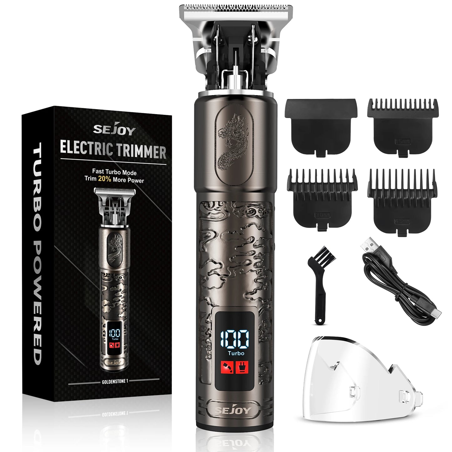 SEJOY Rechargeable Electric Shaver For Men With 3D Floating Head