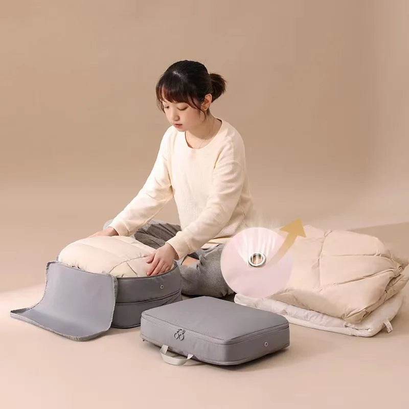 NONECN Waterproof Travel Compression Packing Cubes for Luggage