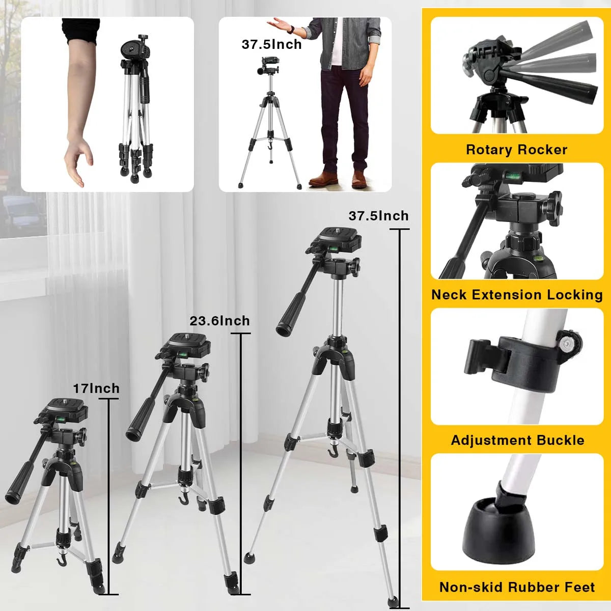 Laser Level With Tripod Self Leveling Green Line 4D Tool