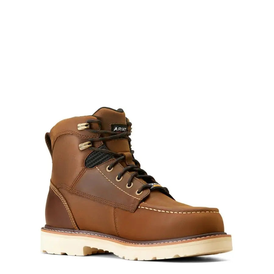 XMSJ Mens Rebar Lift 6 Waterproof Composite Toe Boot