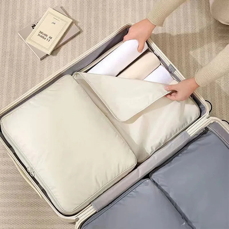 NONECN Waterproof Travel Compression Packing Cubes for Luggage