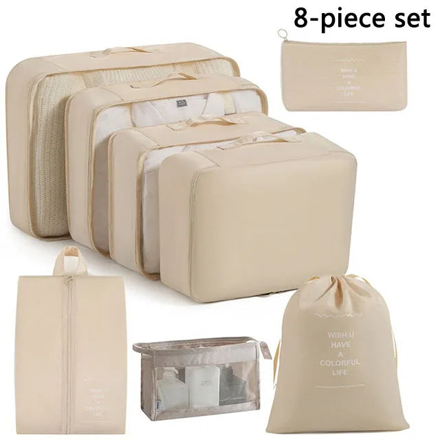 NONECN Travel Packing Cubes And Storage Bags For Clothes