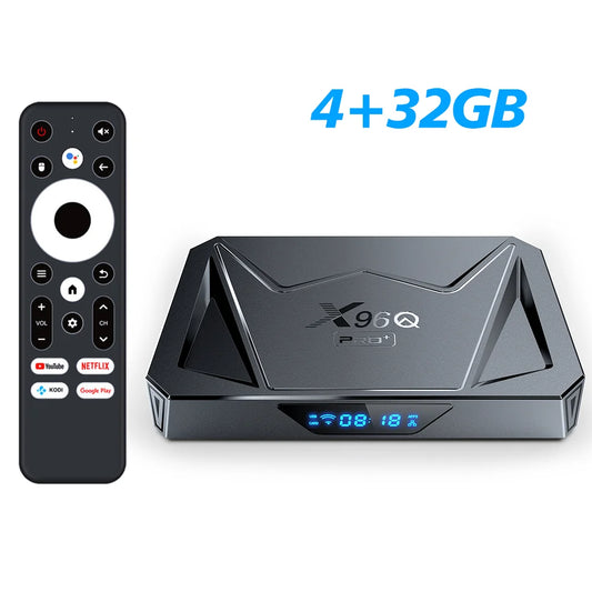 WUDUNG X96Q Pro Plus Android 14 TV Box Allwinner H728 8K WiFi6 1000M LAN