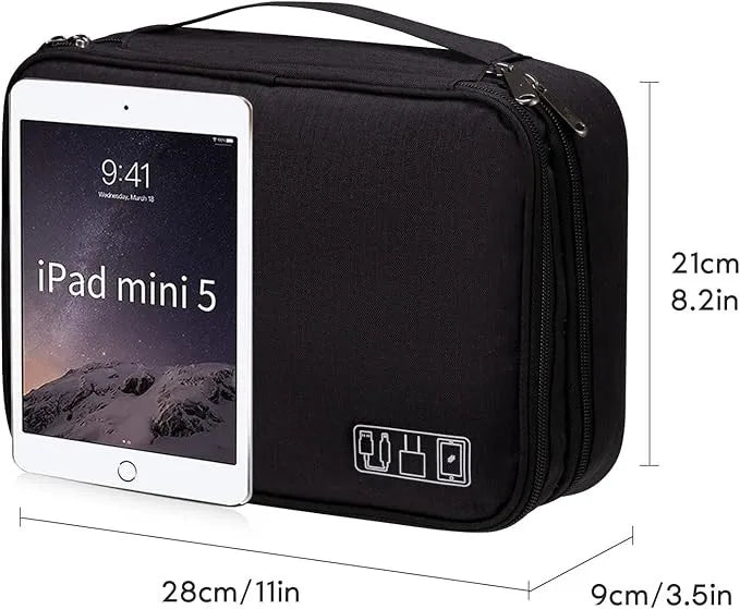 Portable Digital Storage Bag for USB Cables Travel Organizer