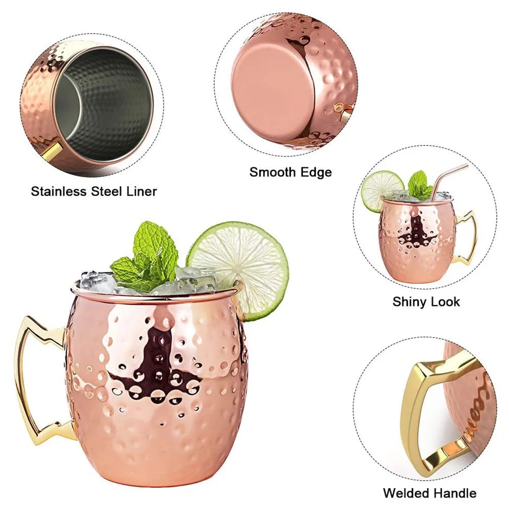 NONEDrinkware Stainless Steel Beer Wine Glass Goblets Shatterproof