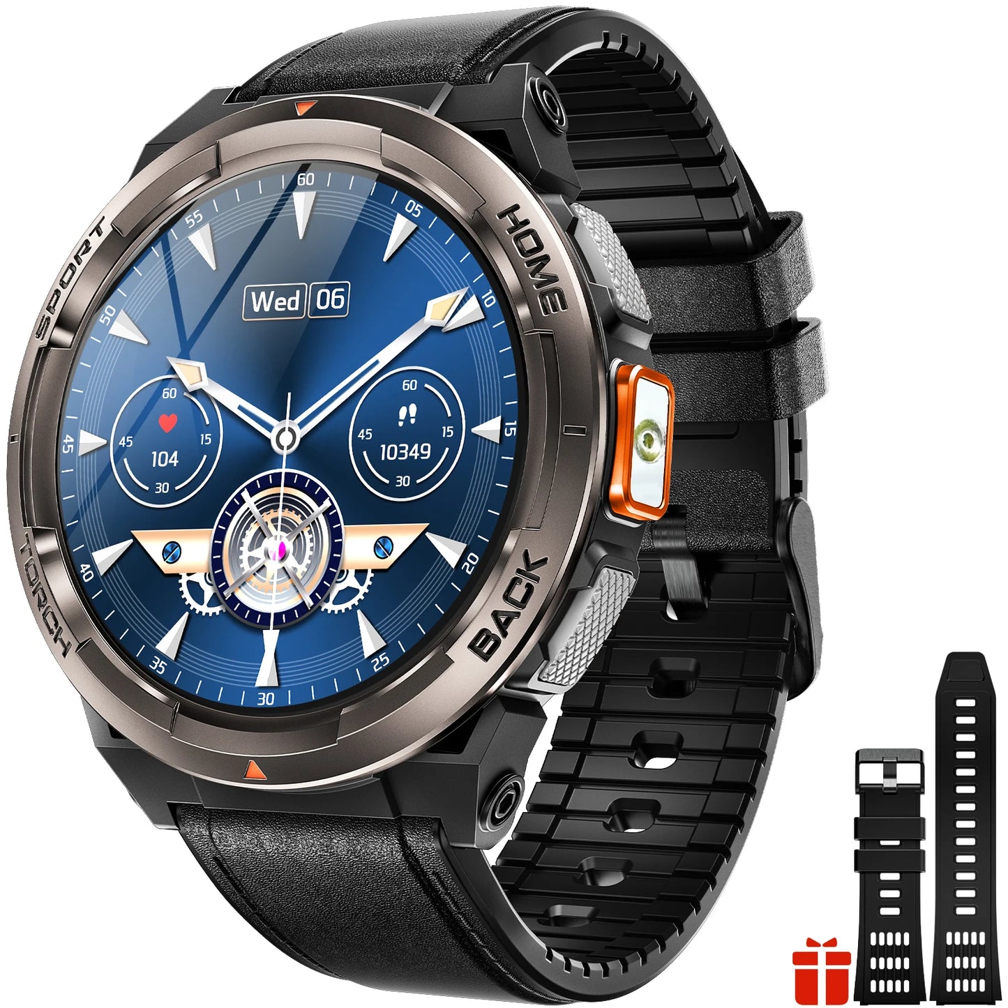 EIGIIS KE5 Smartwatch 3ATM Waterproof With Compass Altitude Barometer