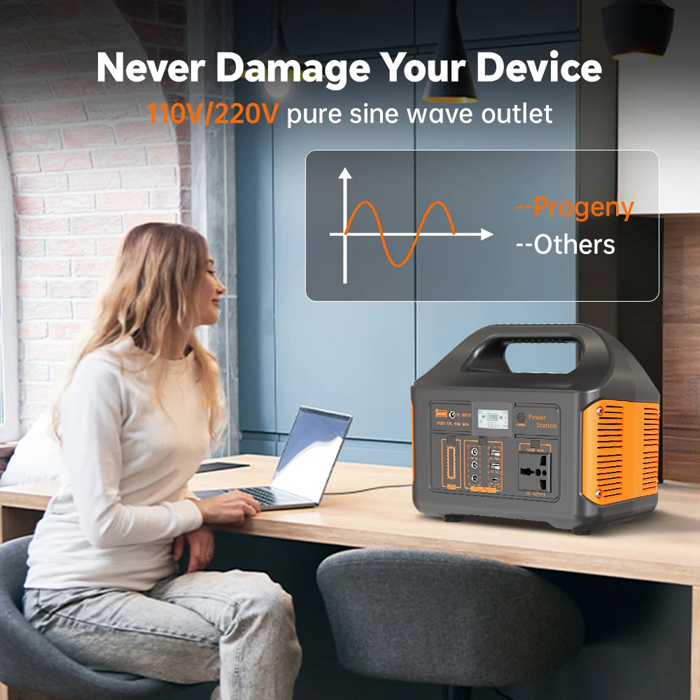 GaiaRay Portable Power Station 256Wh LiFePO4 Battery