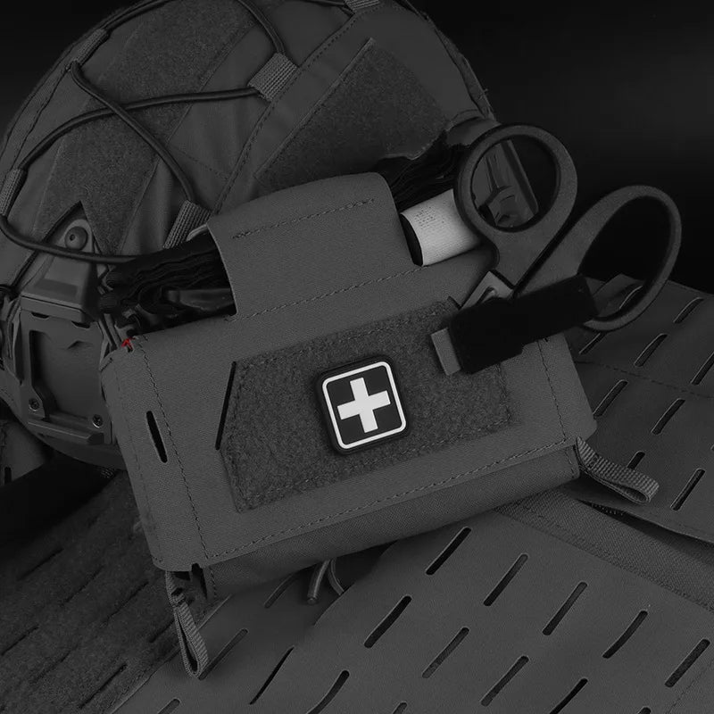 DKSTINYEE Compact Trauma Kit IFAK First Aid Pouch For Outdoors