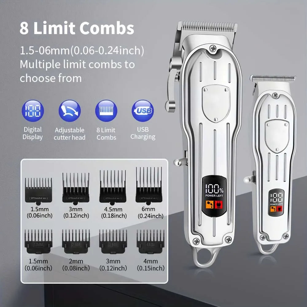 SHUYU 3 In 1 Hair Cutting Grooming Kit Clipper Shaver